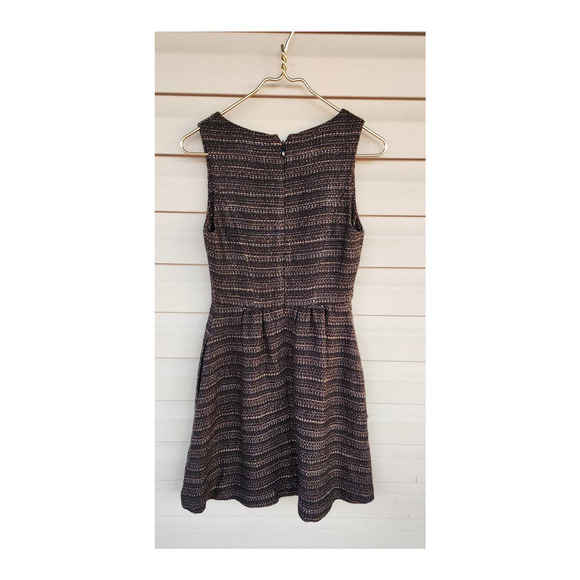 Moulinette Soeurs Anthropoligie Glissade Sleeveless Tweed Knee Length Size 2 - Picture 4 of 7